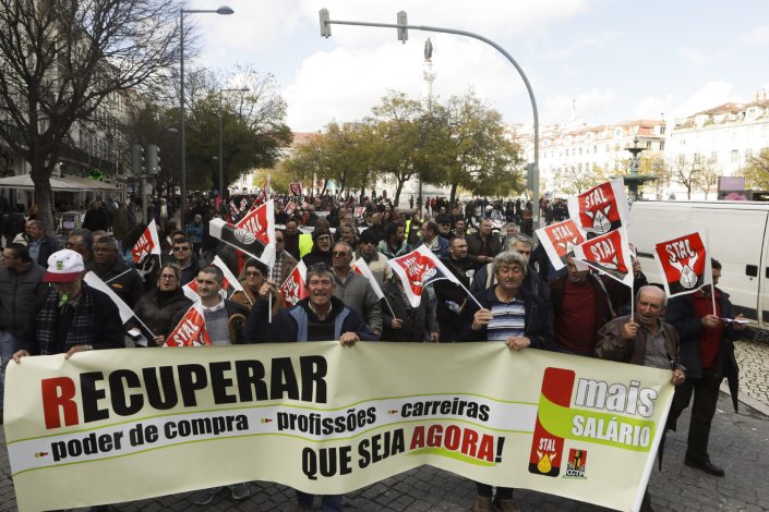 Descontentamento motivou milhares de trabalhadores de todo o País a deslocaram-se a Lisboa
