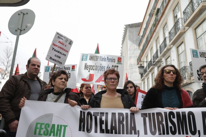 Acções de protesto reuniram centenas de manifestantes
