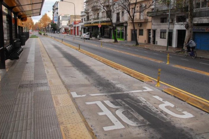 Uma avenida de Buenos Aires em dia de greve geral; a de hoje é a terceira em tempos de Macri, depois das de Abril e Dezembro de 2017