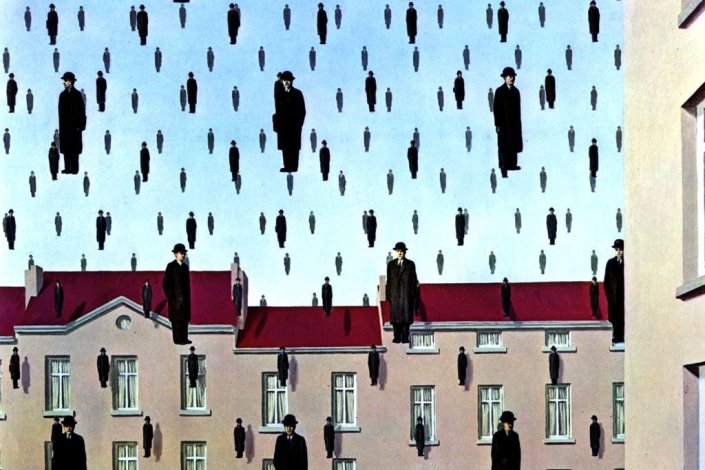 Golconde (1953), René Magritte (1898-1967)