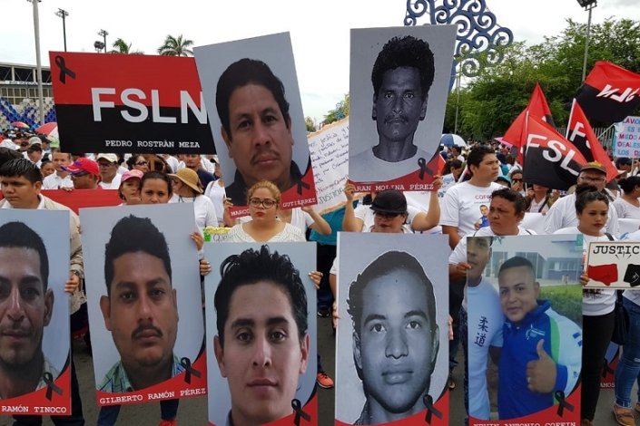 Para além de actos de solidariedade com a Revolução Sandinista, no seu 39.º aniversário, o final desta semana ficou marcado por uma manifestação, em Manágua, para exigir justiça para as vítimas da «violência terrorista»