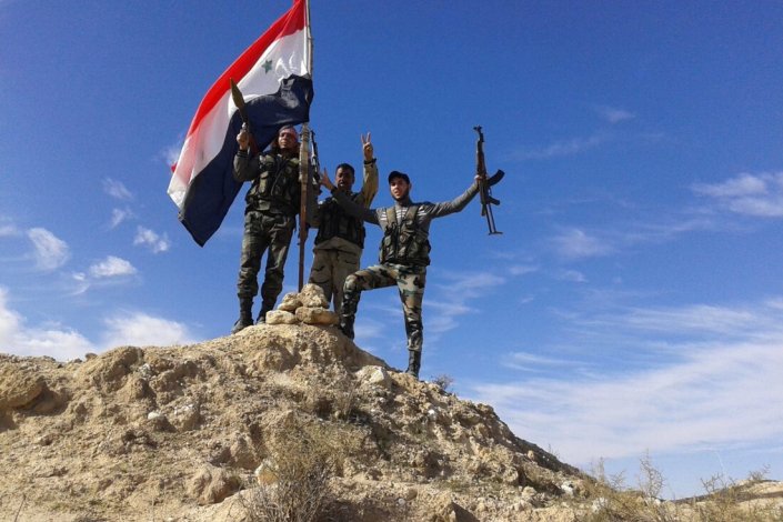 Tropas do EAS na província de Daraa (foto de arquivo)