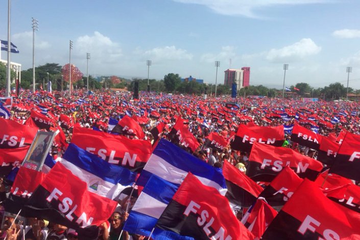 No dia 19 de Julho, centenas de milhares de pessoas celebraram, em Manágua, o 39.º aniversário da revolução sandinista e expressaram o seu apoio ao governo de Daniel Ortega