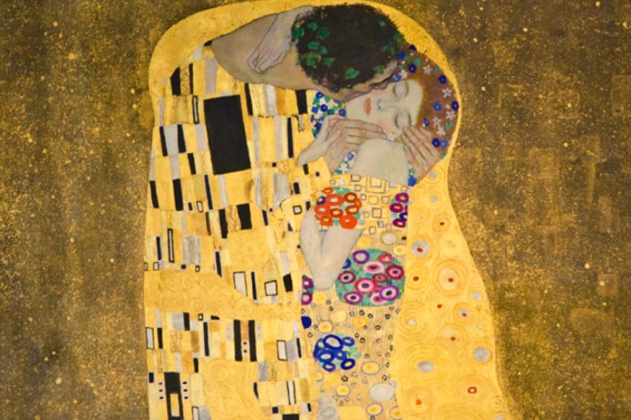 O Beijo, Gustav Klimt