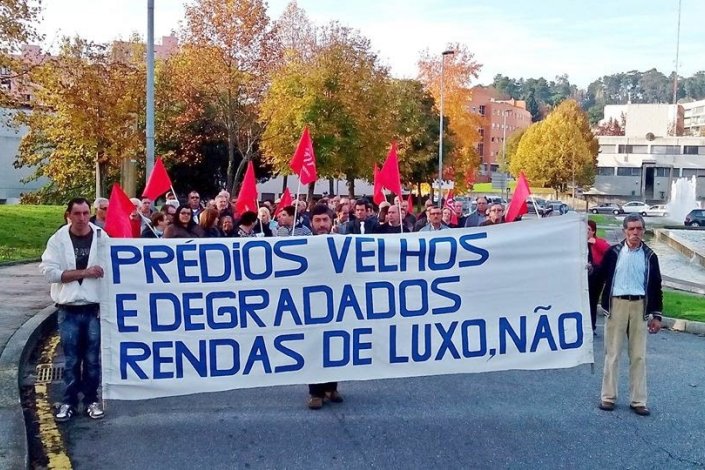 Os moradores dos bairros sociais organizaram vários protestos nos últimos anos contra a subida das rendas