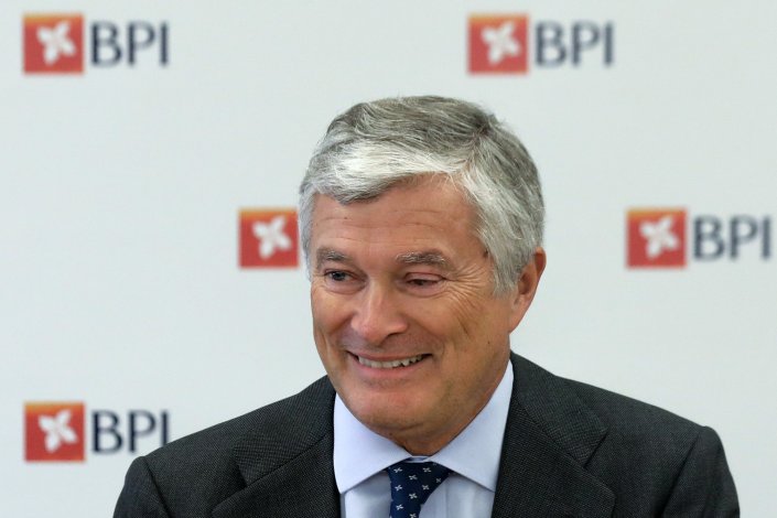 O presidente do Banco BPI. Pablo Forero, durante a conferência de imprensa para divulgação dos resultados relativos ao 3.º trimestre de 2018, Lisboa. 23 de Outubro de 2018