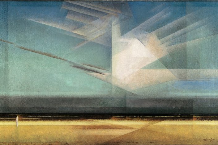 Pássaro Nuvem, Lyonel Feininger, 1926