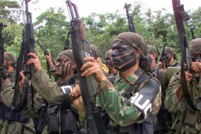 Paramilitares colombianos. 
