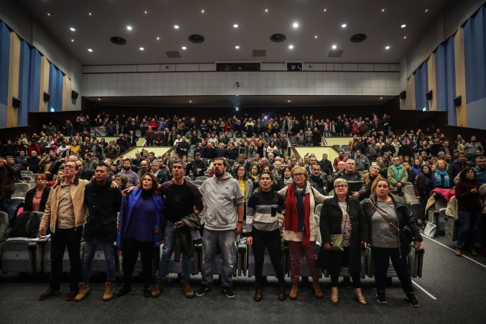 Mais de 800 sindicalistas participaram no Plenário de Sindicatos realizado em Lisboa, 10 de Janeiro de 2018. 