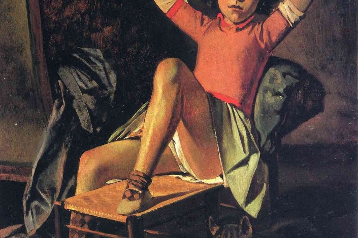 Menina e Gato, Balthus