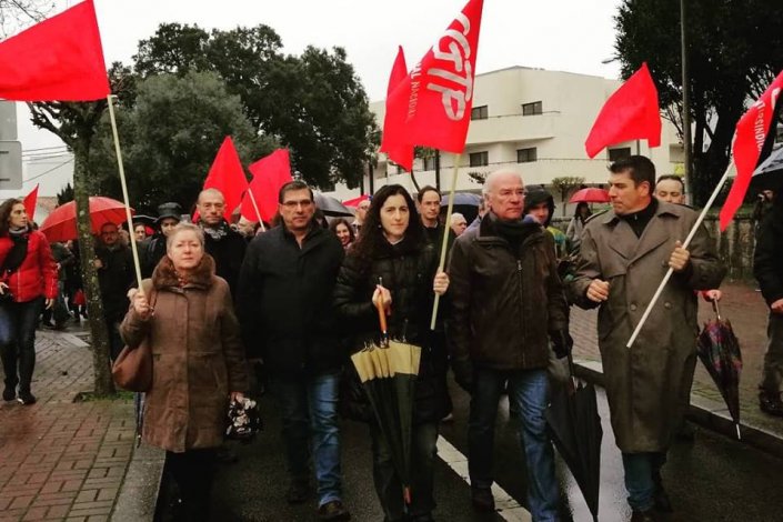 Marcha Solidária com Cristina Tavares, contra a repressão e os depedimentos ilegais 