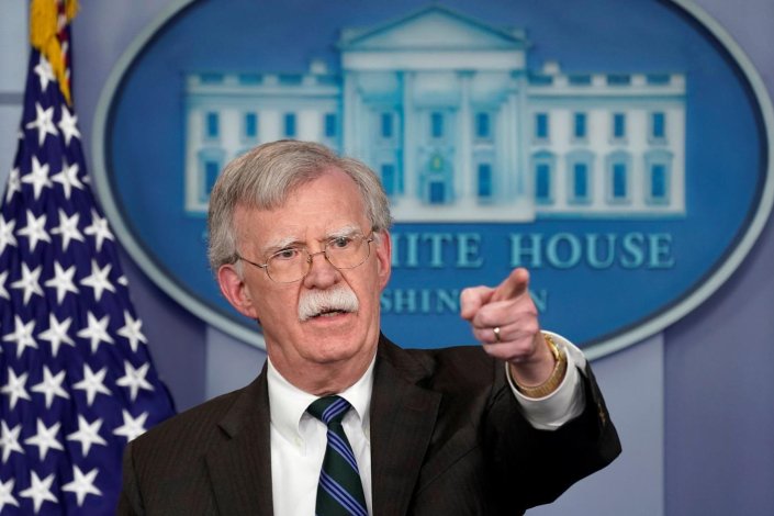 John Bolton, conselheiro de Segurança Nacional dos EUA, tem reiterado as ameaças contra a Venezuela