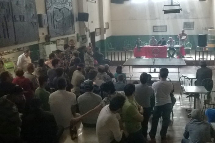 Plenário de trabalhadores nas Minas da Panasqueira