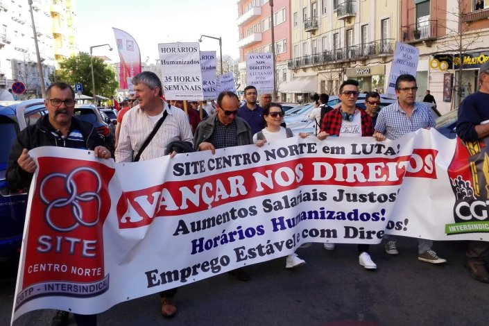 Fim da precariedade, contratação colectiva e melhores salários foram algumas da reivindicações ouvidas