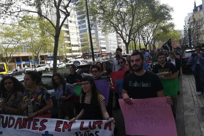 Manifestação dos estudantes do Ensino Superior em Lisboa, 26 de Março de 2019
