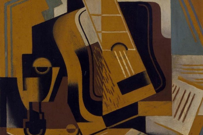 A guitarra, Juan Gris