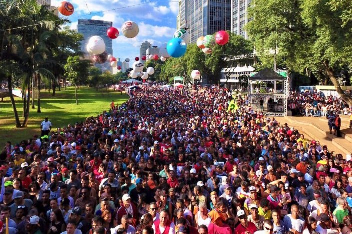 Cerca de 200 mil pessoas mobilizaram-se em São Paulo no Dia Internacional do Trabalhador