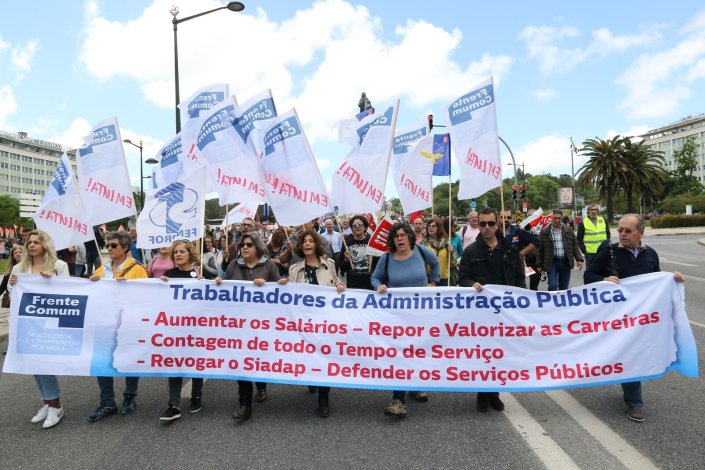 Manifestação da Administração Pública realizada a 10 de Maio de 2019