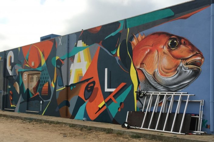 O festival promove grandes intervenções em edifícios e espaços públicos