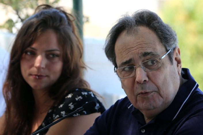 Rúben de Carvalho na conferência de imprensa para apresentação do programa da Festa do Avante! 2016, na Quinta da Atalaia, Amora, 22 de Agosto de 2016