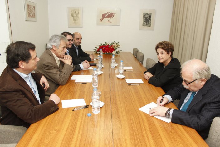 Dilma Rousseff recebida esta tarde na sede do PCP