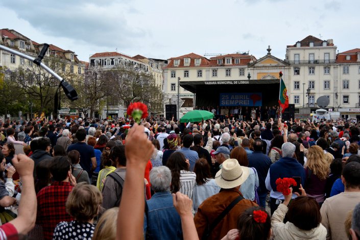 Comemorações populares do 25 de Abril, Lisboa