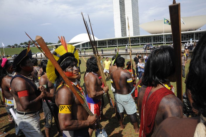 Indígenas denunciam em Brasília processo de demarcação de terras