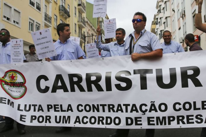 Os trabalhadores da CarrisTur estão em luta pela aplicação do CCTV e pelo pagamento das verbas que lhes foram retiradas