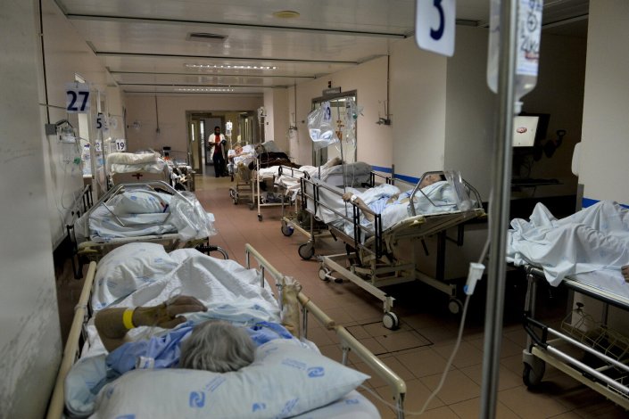 Aspecto do serviço de urgência da unidade hospitalar das Caldas da Rainha, 27 de Novembro de 2014