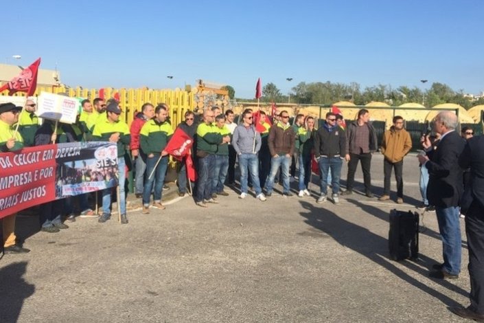 No primeiro dia de greve, a 23 de Agosto, esteve presente Arménio Carlos, secretário-geral da CGTP-IN