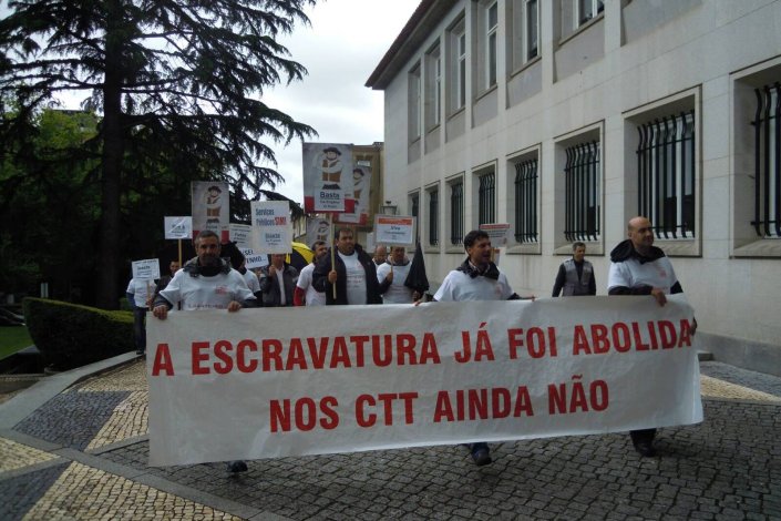 Trabalhadores dos CTT de Famalicão realizaram greve e concentrações