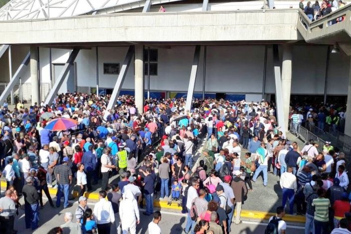 Votação no no Poliedro de Caracas