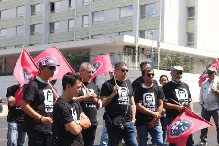 Concentração de trabalhadores da EMEF, Presidência do Conselho de Ministros. 20 de Julho