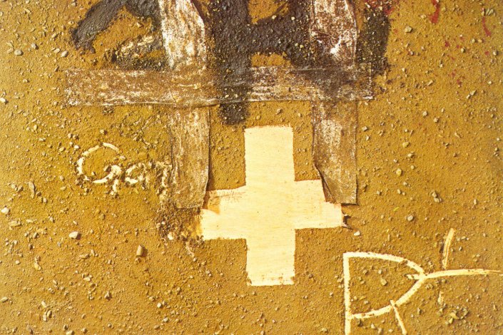 Cruz e Terra, 1975, Antoni Tàpies