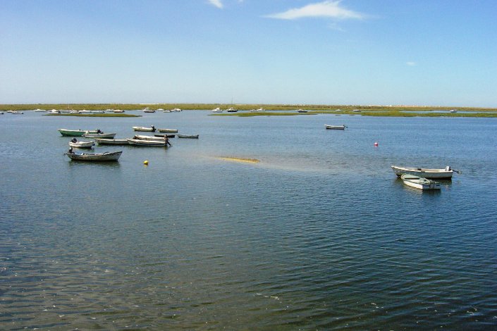 A Ria Formosa estende-se pelos concelhos de Loulé, Tavira, Faro, Olhão e Vila Real de Santo António