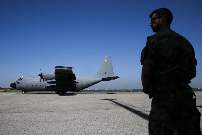 Avião C-130H da Força Aérea Portuguesa