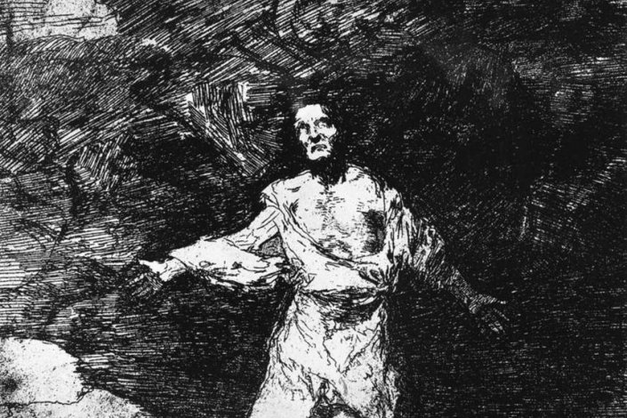 Gravura da Série Caprichos, Goya