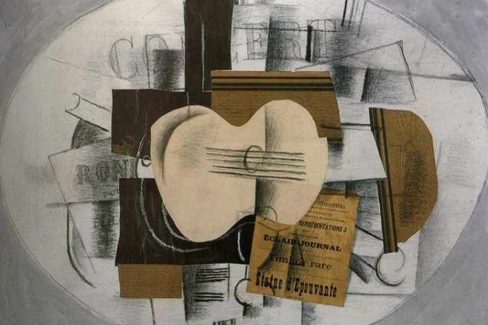 Guitarra e Programa, Georges Braque