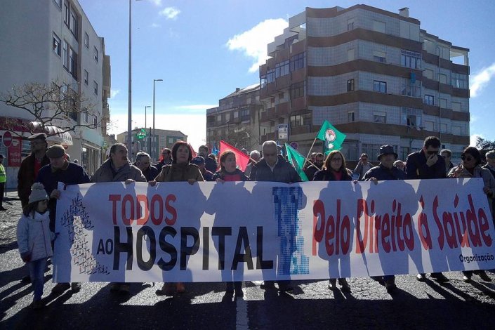 População dos concelhos do Barreiro, Moita, Montijo e Alcochete marcham em defesa do Centro Hospitalar Barreiro Montijo