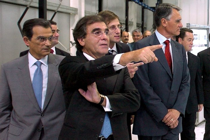 José Oliveira e Costa (esquerda) dirigiu o banco que teve como accionistas Dias Loureiro (centro) e Cavaco Silva (direita)