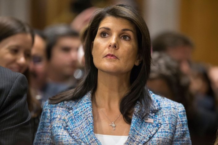 Embaixadora norte-americana às Nações Unidas, Nikki Haley