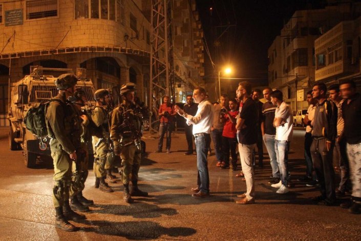 Operação nocturna das forças israelitas na Margem Ocidental ocupada (imagem de arquivo)