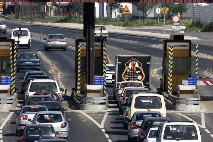 Trânsito na Ponte 25 de Abril