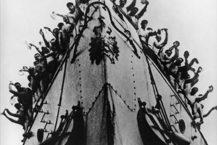 Imagem de «O Couraçado Potemkine», de Sergei Eisenstein (1925)