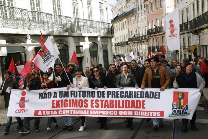 A luta contra a precariedade tem sido uma das principais bandeiras de luta da CGTP-IN