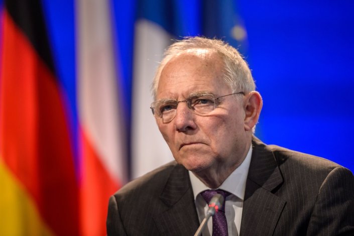 O titular da pasta das Finanças da Alemanha, Wolfgang Schäuble