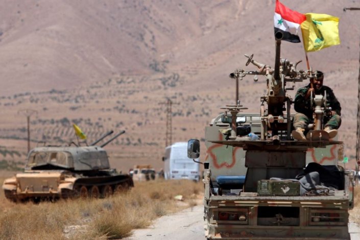 As forças aliadas do Hezbollah, em conjunto com as tropas de elite do Exército Árabe Sírio, assumiram um papel decisivo na libertação de al-Bukamal (foto de arquivo)